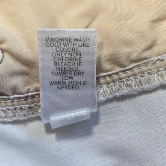 J.Jill Womens White Denim Slim Ankle Jeans Size 10 - Picture 15 of 16